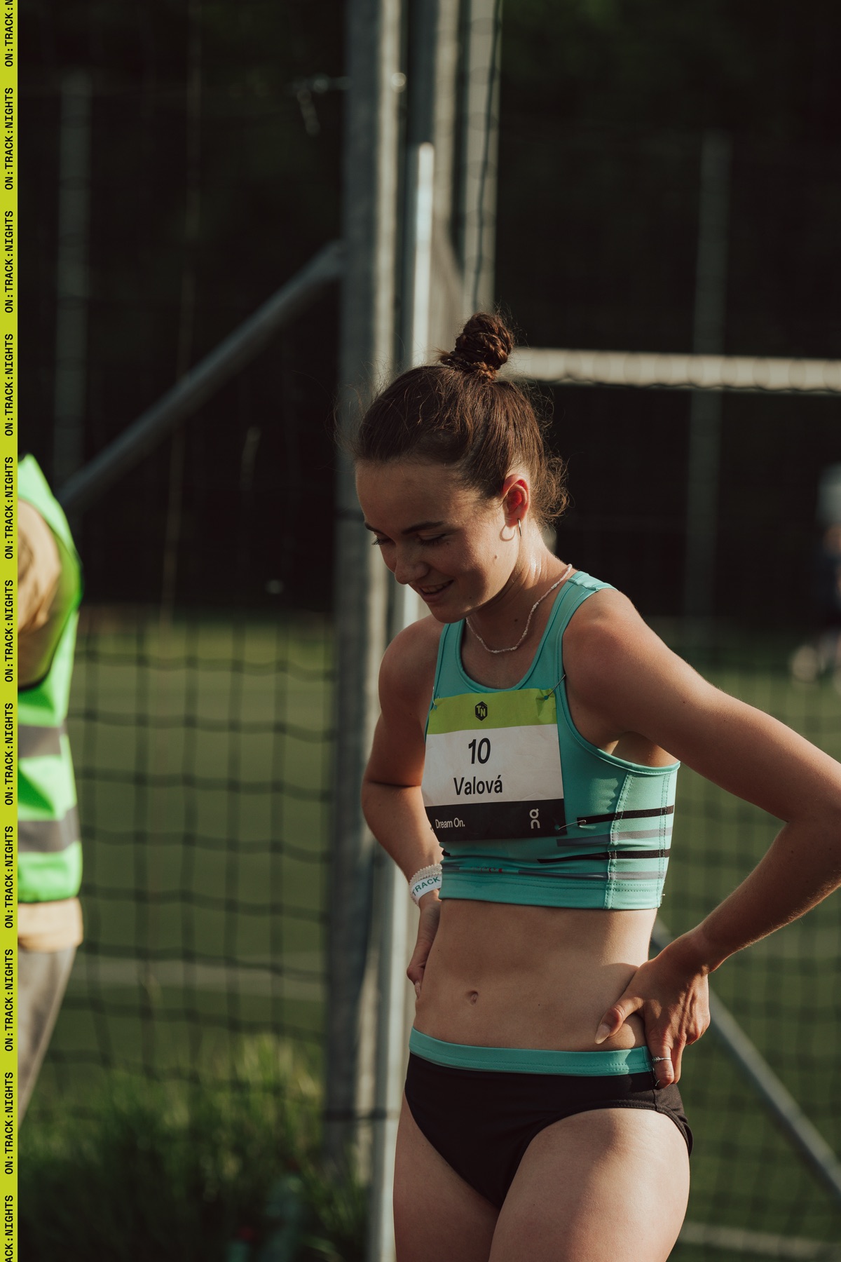 Silvie Valová after a track race